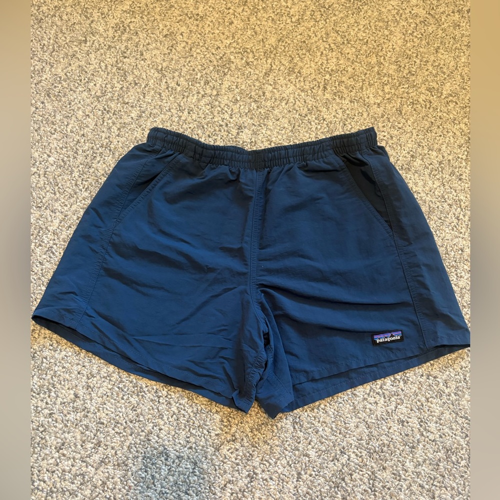 Patagonia Deep Blue Baggies - Women’s Medium